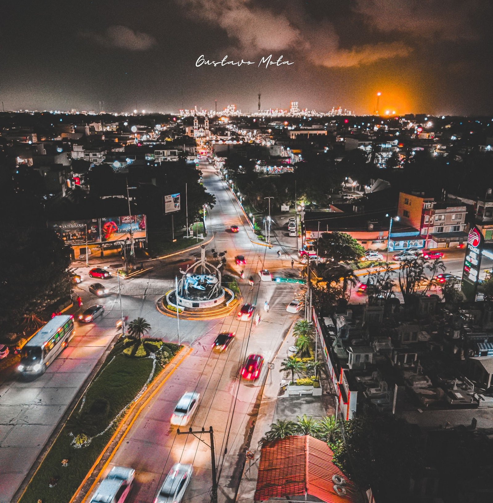 Glorieta de noche